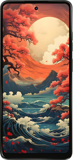 Силіконовий чехол Природа Японії для Motorola Moto G24 - 6327u-3659 изображение 
