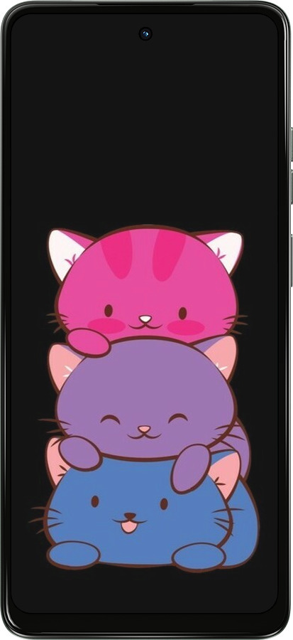 Силіконовий чехол Милі котятка для Motorola Moto G24 - 6518u-3659 изображение 