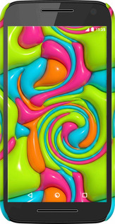 3D пластиковый матовый чехол Y2K Jelly Dream для Motorola Moto G3 - 6780m-318 изображение 