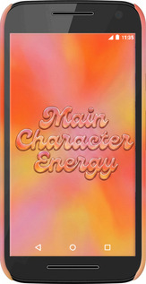 3D пластиковий матовий чехол Aura Gradient Main Character Energy Aesthetic Y2K для Motorola Moto G3 - 6783m-318 изображение 