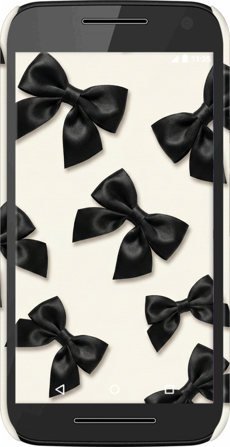 3D пластиковый матовый чехол Dark Coquette для Motorola Moto G3 - 6765m-318 изображение 