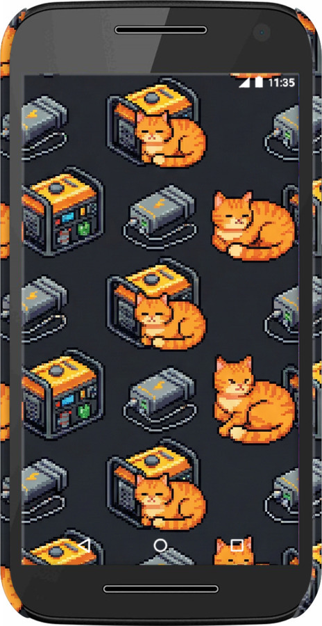 3D пластиковый матовый чехол Autonomous Zone для Motorola Moto G3 - 6771m-318 изображение 