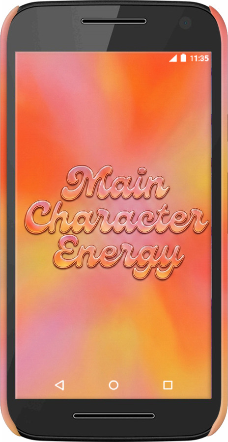 3D пластиковий матовий чехол Aura Gradient Main Character Energy Aesthetic Y2K для Motorola Moto G3 - 6783m-318 изображение 