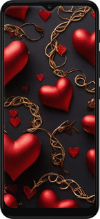 TPU чехол Сердечки для Motorola Moto G30 - 5831b-2320 изображение 