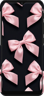 3D пластиковый матовый чехол Coquette Ribbons Dark Coquette для Motorola Moto G20 - 6767m-2461 изображение 