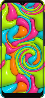 3D пластиковый матовый чехол Y2K Jelly Dream для Motorola Moto G20 - 6780m-2461 изображение 