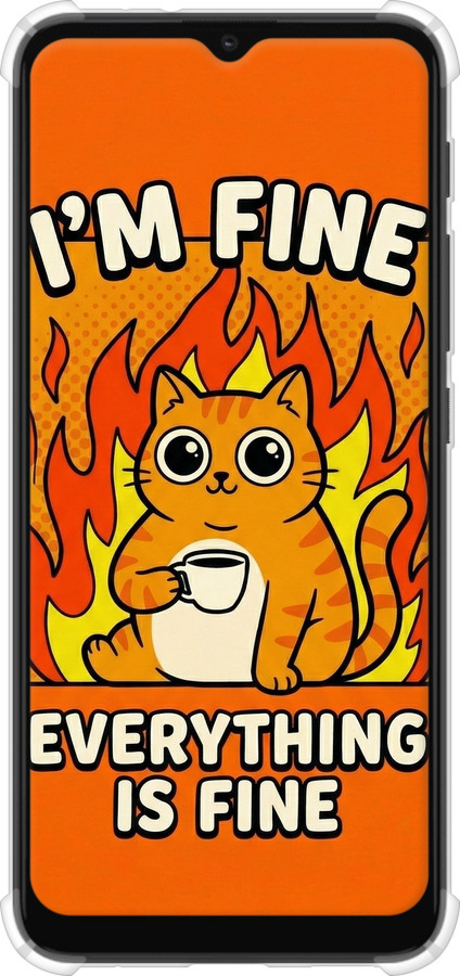 Силіконовий протиударний с посиленими кутами чехол Funny Cat для Motorola Moto G20 - 6786sp-2461 изображение 