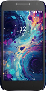 3D пластиковий матовий чехол Арт акварель для Motorola Moto G4 Play - 6329m-860 изображение 