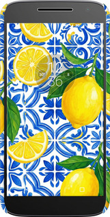 3D пластиковий глянцевий чехол Grocery Girl Italian Summer для Motorola MOTO G4 - 6766c-511 изображение 