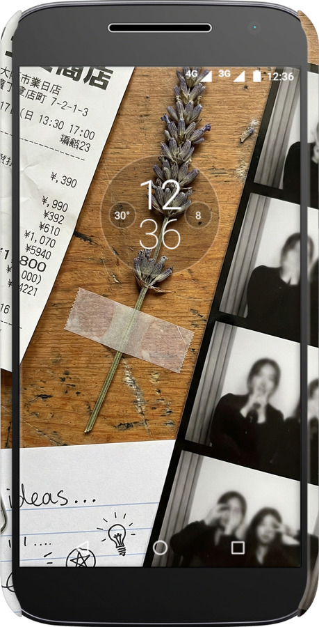 3D пластиковий матовий чехол Aesthetic Scrapbook Collage для Motorola MOTO G4 PLUS - 6773m-953 изображение 