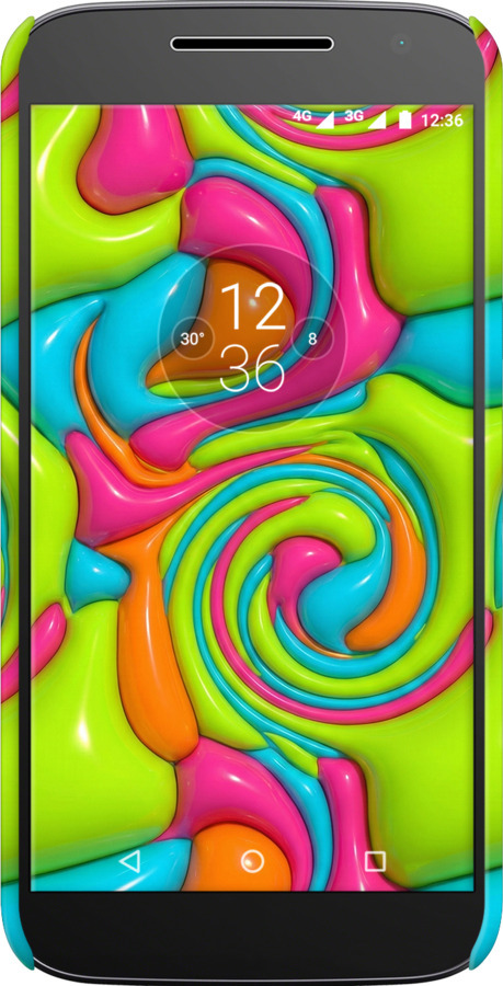 3D пластиковий глянцевий чехол Y2K Jelly Dream для Motorola MOTO G4 PLUS - 6780c-953 изображение 