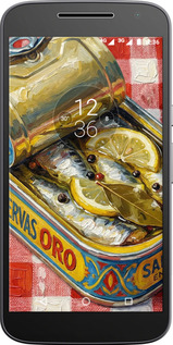 2D пластиковый чехол Vintage Sardine Tin Phone для Motorola MOTO G4 PLUS - 6772t-953 изображение 