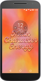 2D пластиковый чехол Aura Gradient Main Character Energy Aesthetic Y2K для Motorola MOTO G4 PLUS - 6783t-953 изображение 