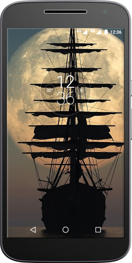 2D пластиковый чехол Корабль для Motorola MOTO G4 PLUS - 5998t-953 изображение 