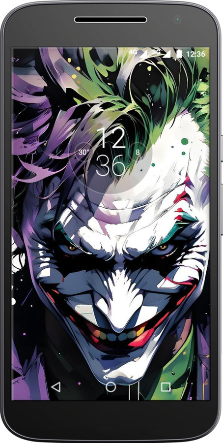 Силиконовый чехол Джокер для Motorola MOTO G4 PLUS - 6289u-953 изображение 