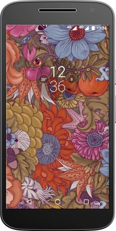 2D пластиковий чехол Абстрактні  квіти для Motorola MOTO G4 PLUS - 6526t-953 изображение 