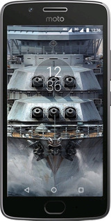 Силиконовый чехол Линкор, world of tanks, wargaming, военный корабль для Motorola Moto G5 - 6453u-832 изображение 