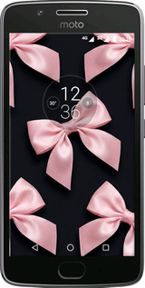 Силиконовый чехол Coquette Ribbons Dark Coquette для Motorola Moto G5 - 6767u-832 изображение 