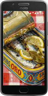 Силиконовый чехол Vintage Sardine Tin Phone для Motorola Moto G5 - 6772u-832 изображение 