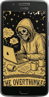 Силіконовий чехол The Overthinker для Motorola Moto G5 - 6774u-832 изображение 