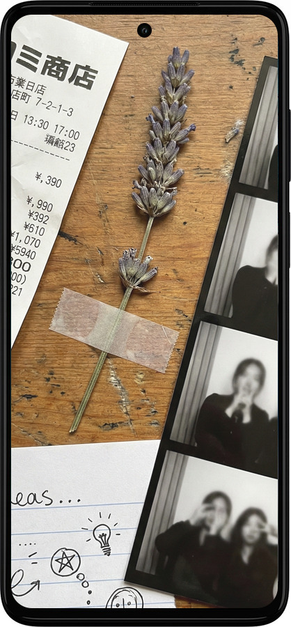 Силиконовый чехол Aesthetic Scrapbook Collage для Motorola Moto G52 - 6773u-2691 изображение 