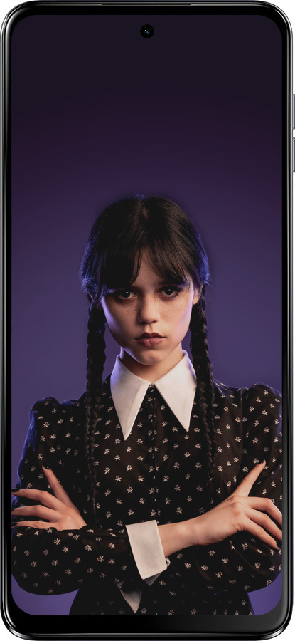 Силиконовый чехол Wednesday v3 для Motorola Moto G54 Power - 5517u-3897 изображение 