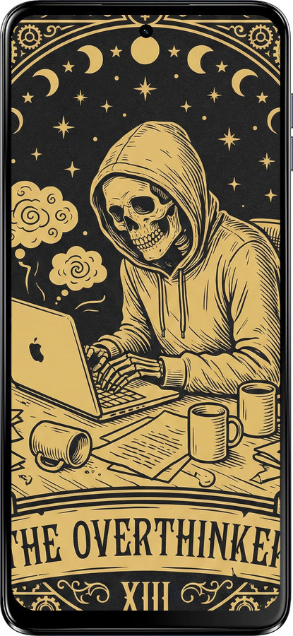 Силіконовий чехол The Overthinker для Motorola Moto G54 Power - 6774u-3897 изображение 