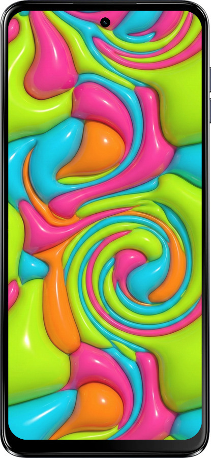 Силиконовый чехол Y2K Jelly Dream для Motorola Moto G64 - 6780u-4014 изображение 