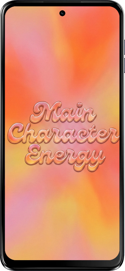 Силіконовий чехол Aura Gradient Main Character Energy Aesthetic Y2K для Motorola Moto G64 - 6783u-4014 изображение 