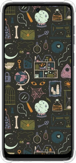 Силикон с усиленными углами чехол Колдовской принт для Motorola Moto G54 - 6425sp-3339 изображение 