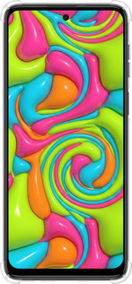 Силикон с усиленными углами чехол Y2K Jelly Dream для Motorola Moto G54 - 6780sp-3339 изображение 