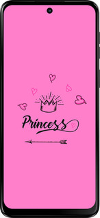 Силіконовий чехол Princess для Motorola Moto G55 - 4361u-3843 изображение 