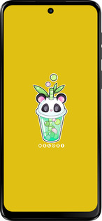 Силиконовый чехол Панда 1 для Motorola Moto G55 - 4558u-3843 изображение 