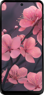 Силіконовий чехол Пурпурова сакура для Motorola Moto G55 - 6075u-3843 изображение 