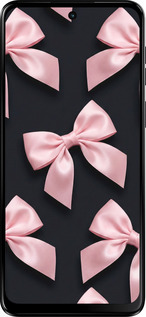 Силиконовый чехол Coquette Ribbons Dark Coquette для Motorola Moto G55 - 6767u-3843 изображение 