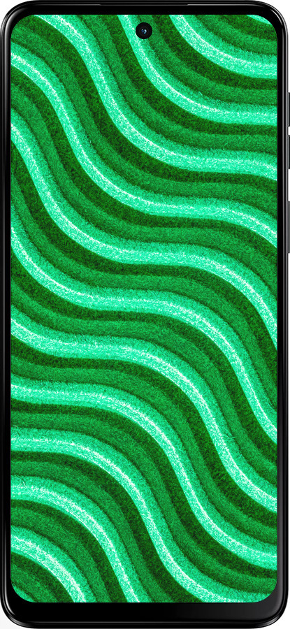 Силиконовый чехол Волнистые линии для Motorola Moto G55 - 5578u-3843 изображение 
