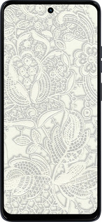 Силиконовый чехол Белое кружево для Motorola Moto G56 - 4383u-4124 изображение 