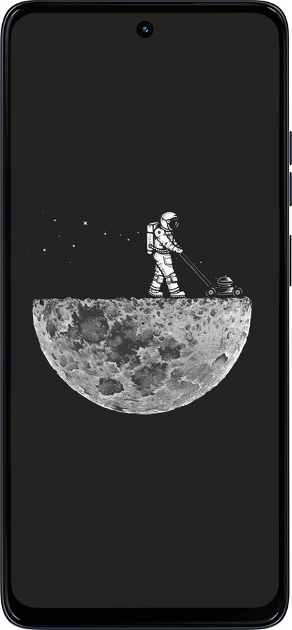 Силиконовый чехол Moon in dark для Motorola Moto G56 - 4176u-4124 изображение 