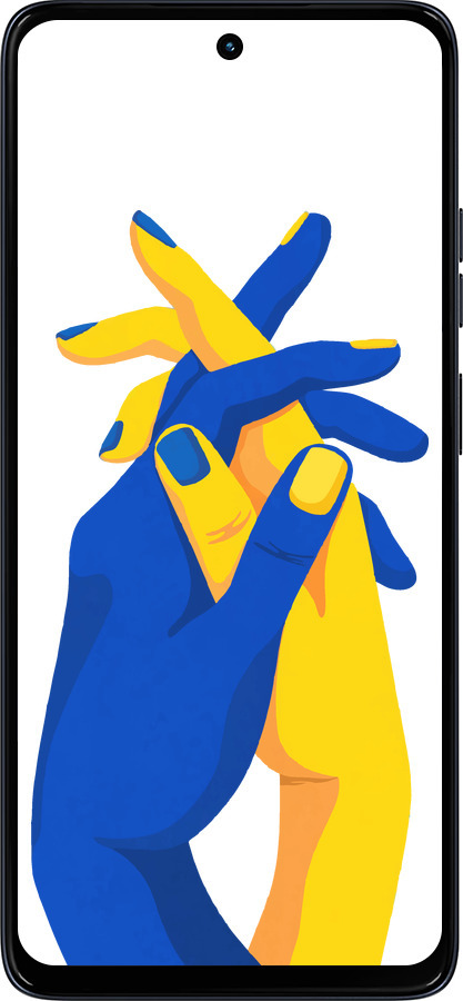 Силиконовый чехол Stand With Ukraine для Motorola Moto G56 - 5255u-4124 изображение 
