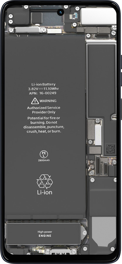 Силиконовый чехол Детали смартфона для Motorola Moto G56 - 5487u-4124 изображение 