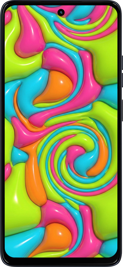 Силиконовый чехол Y2K Jelly Dream для Motorola Moto G56 - 6780u-4124 изображение 