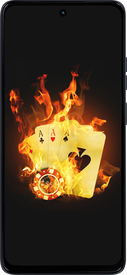 Силиконовый чехол Горящие карты для Motorola Moto G56 - 839u-4124 изображение 