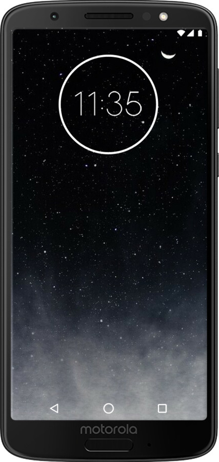Силиконовый чехол Сині хмари, Синій місяць для Motorola Moto G6 Plus - 6396u-976 изображение 