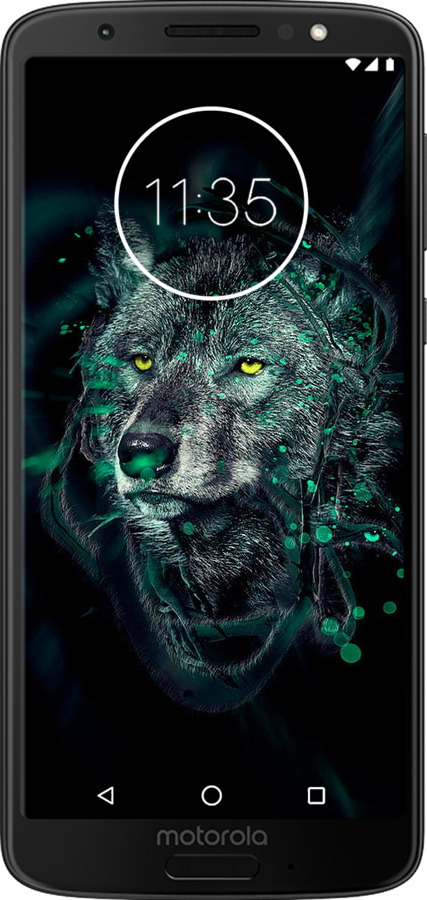 Силиконовый чехол Wolf для Motorola Moto G6 Plus - 6610u-976 изображение 