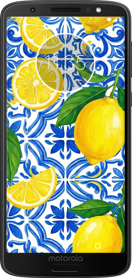 Силиконовый чехол Grocery Girl Italian Summer для Motorola Moto G6 Plus - 6766u-976 изображение 
