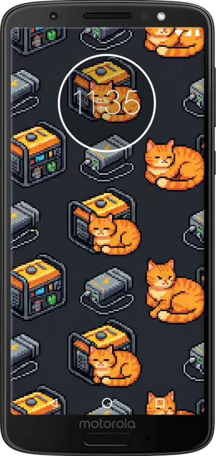 Силіконовий чехол Autonomous Zone для Motorola Moto G6 Plus - 6771u-976 изображение 