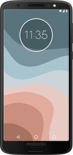 Силиконовый чехол С синими и розовыми волнами в стиле ретро для Motorola Moto G6 - 6532u-982 изображение 