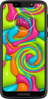 Силиконовый чехол Y2K Jelly Dream для Motorola Moto G7 Play - 6780u-1656 изображение 