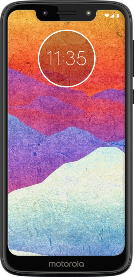 Силиконовый чехол Горный закат для Motorola Moto G7 Play - 6479u-1656 изображение 