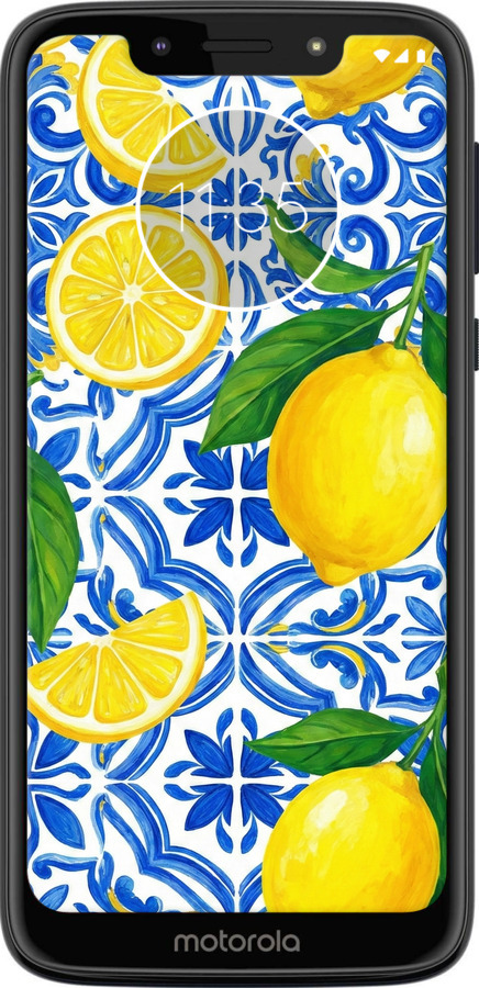 Силіконовий чехол Grocery Girl Italian Summer для Motorola Moto G7 Play - 6766u-1656 изображение 